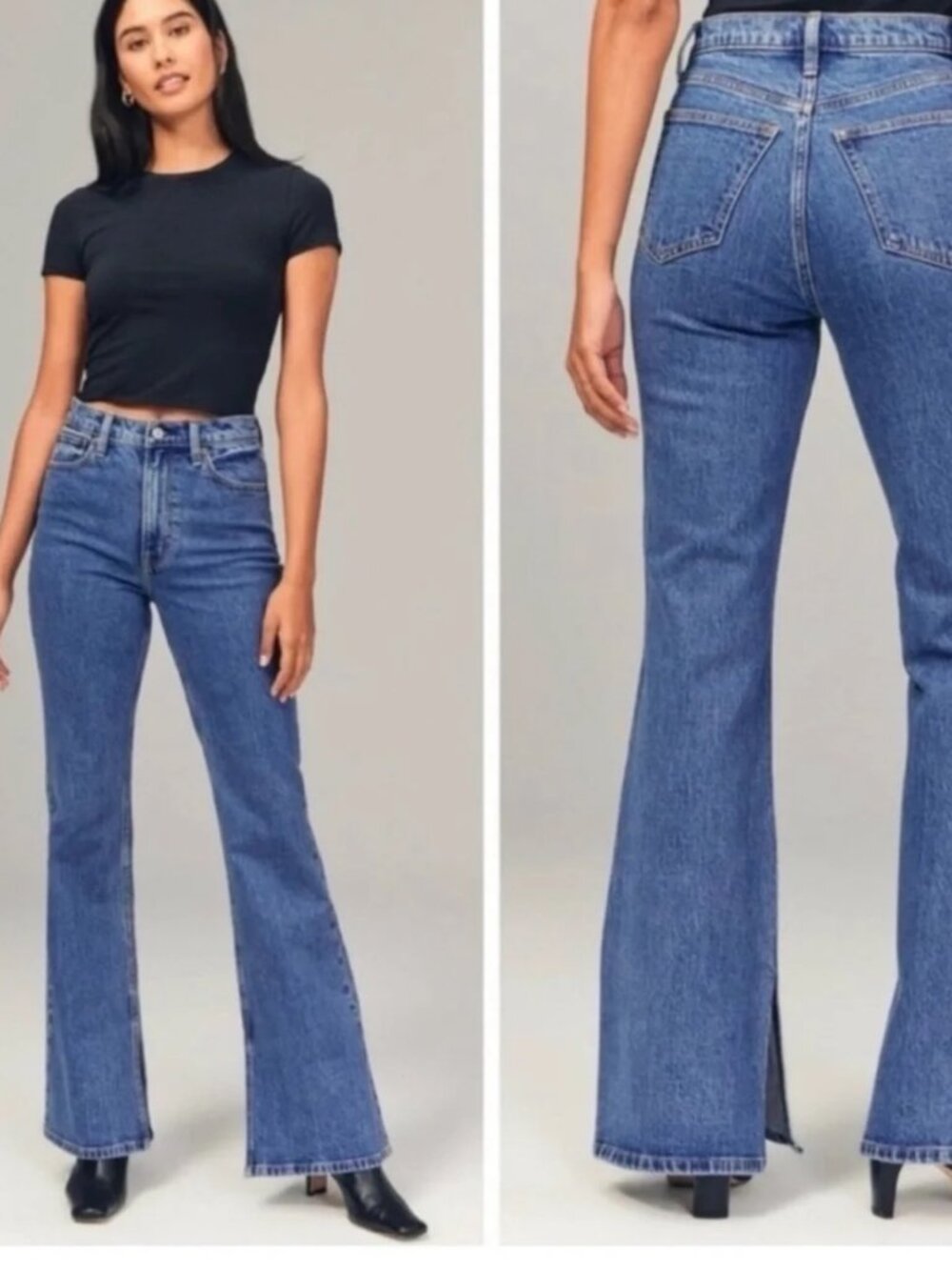 Abercrombie & Fitch The Flare Ultra High Rise Jeans (Curve Love)